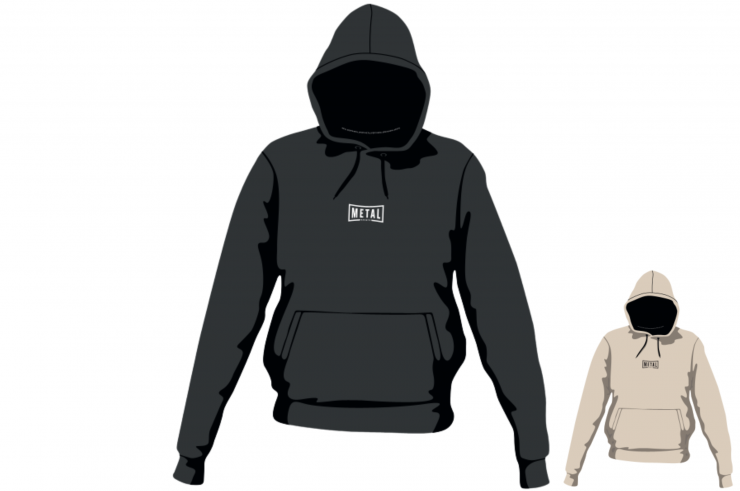Sweatshirt com capuz - MSH301, Metal Boxe
