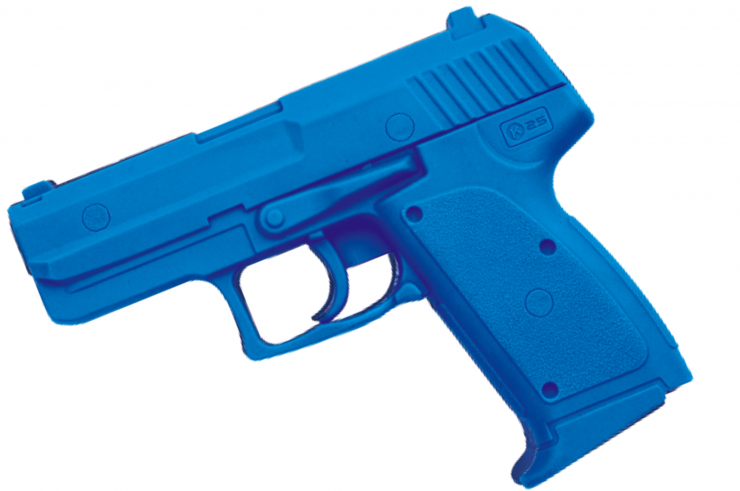 Pistolet Caoutchouc d'Entraînement, Poids réaliste