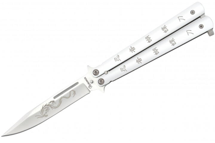 Butterfly Knife, Stainless Steel - Night Fighter, Albainox