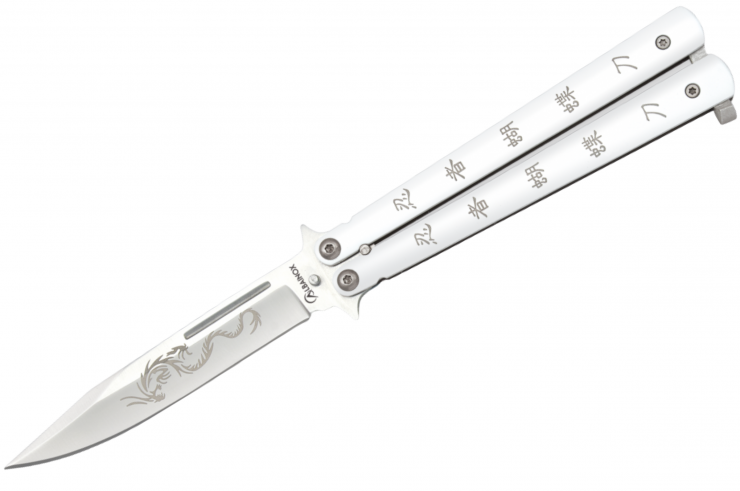 Cuchillo mariposa, Acero inoxidable - Night Fighter, Albainox