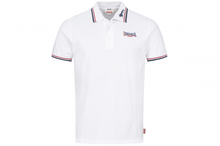 Camisa pólo de algodão, manga curta - Lion, Lonsdale