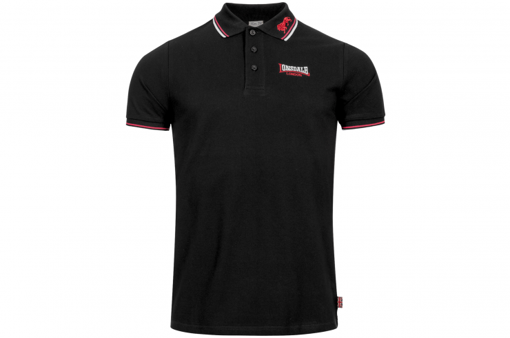 Camisa pólo de algodão, manga curta - Lion, Lonsdale