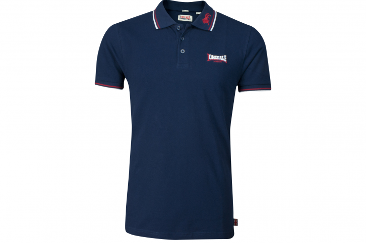 Camisa pólo de algodão, manga curta - Lion, Lonsdale