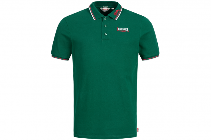 Camisa pólo de algodão, manga curta - Lion, Lonsdale