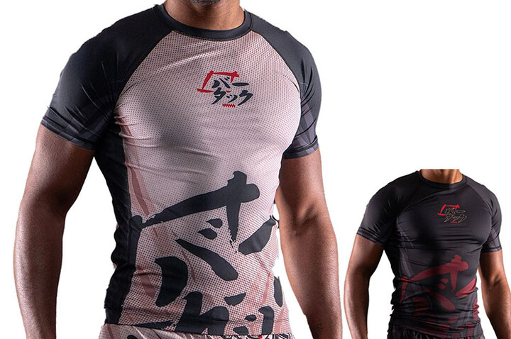 Rashguard, manga curta - Oni 鬼, Bar Tack