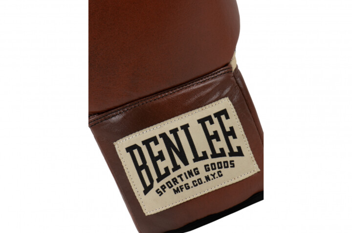 Guantes de boxeo con cordones, Piel auténtica - Vintage, Benlee