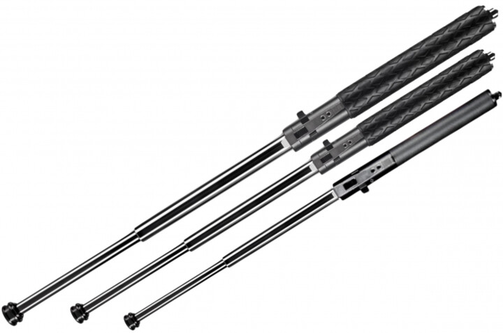 Telescopic baton, Automatic deployment