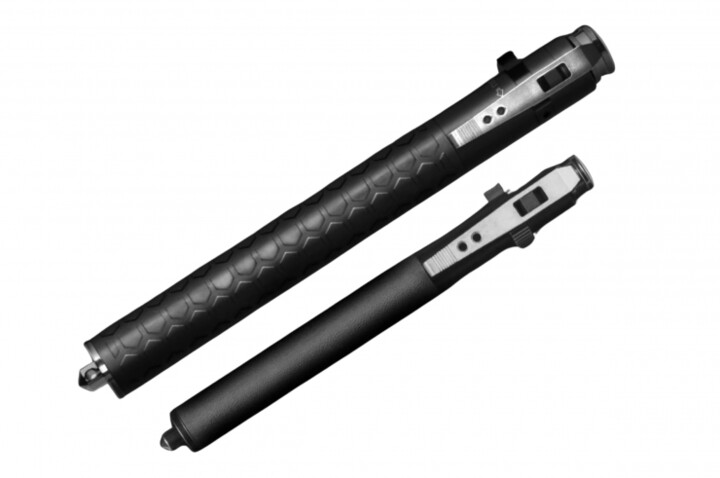 Telescopic baton, Automatic deployment