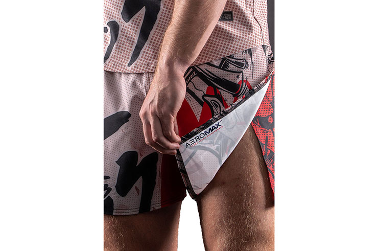 Short de MMA, AeroMax™ - Oni 鬼, Bar Tack