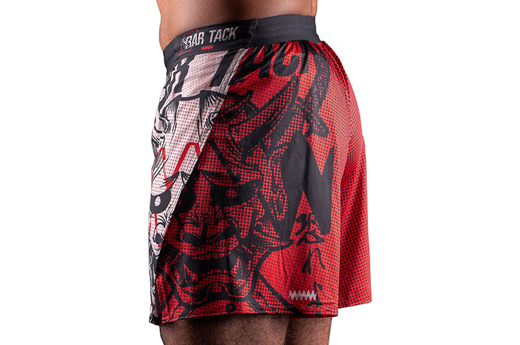 Short de MMA, AeroMax™ - Oni 鬼, Bar Tack