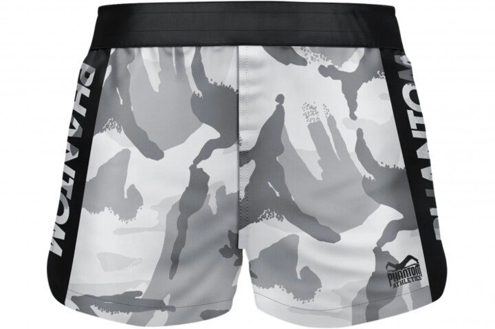 MMA Shorts - Fusion-R Whiteout Winter Camouflage, Phantom Athletics