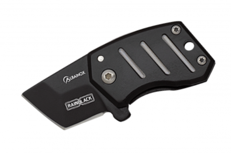 Mini Pocket Knife, Beveled - Stainless Steel, Albainox