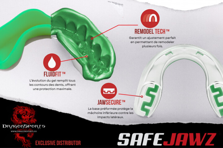 Boca individual, termoformable - Extro Flags, Safe Jaws