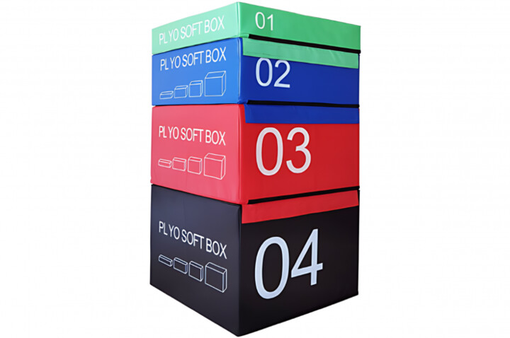 Set de 4 Plyoboxes - Espuma y PVC, NineStars®