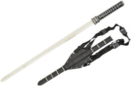 Ornamental sword with back scabbard, Blade