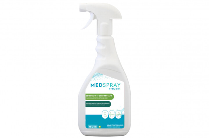 Spray desinfectante detergente, sin alcohol