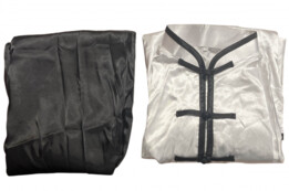 Roupa de Tai Chi, imitação de seda