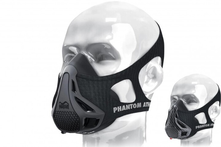 Máscara de entrenamiento - Negra, Phantom Athletics