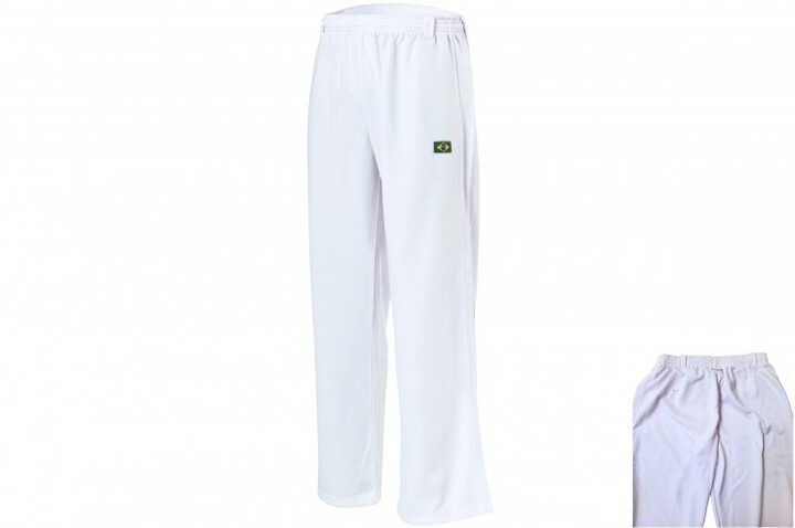 Pantalon de Capoeira - Style Brésil avec bandes (Tâché)