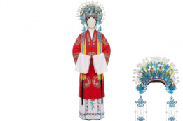 Fato de Ópera Tradicional Chinesa, Tuan Hua - Padrões Florais Bordados