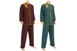 Tenue Taiji, Golden Phoenix - Imitation Soie