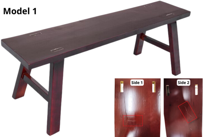 Banco de Kung Fu de madera