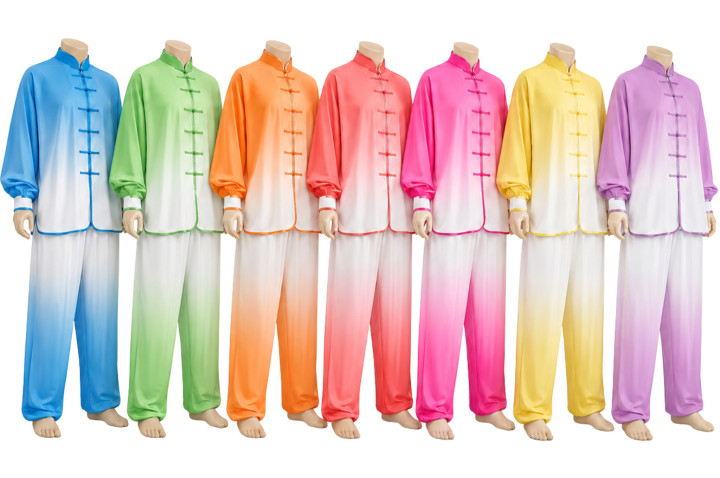 Traje Tai Chi, Gradiente Bicolor
