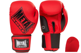 Classic Edition Competition Boxing Gloves, 12oz - MB221, Metal Boxing (Slightly cut leather)