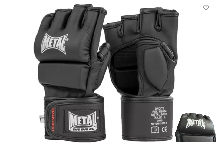 MMA Gloves - MB534, Metal Boxe (Logo Defect)