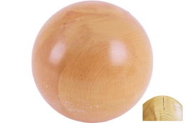 Bola de tai chi, Ø 20 cm - Madera de pino (agrietada)