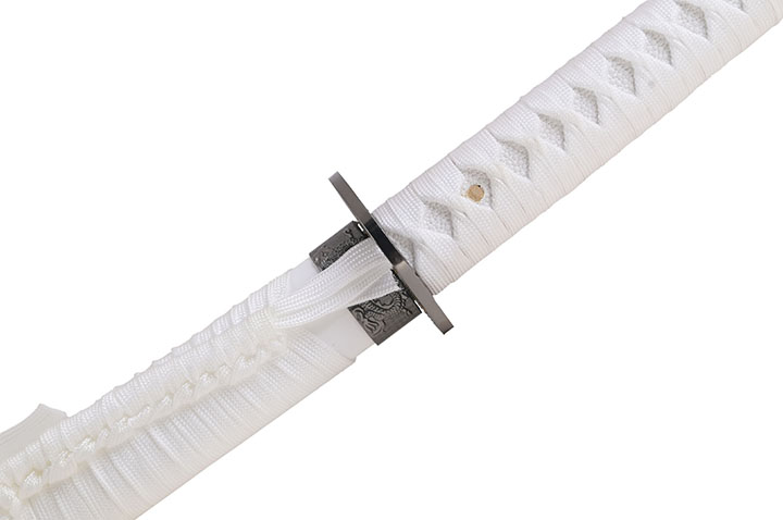 Katana Iaïto Blanca con hoja grabada