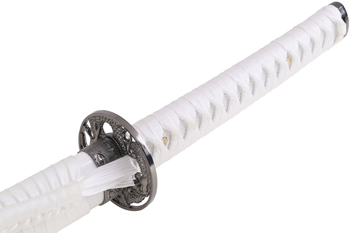 Katana Iaïto Blanca con hoja grabada