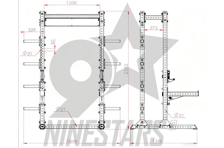 Rack de Musculation – Renforcé PRO | NineStars®