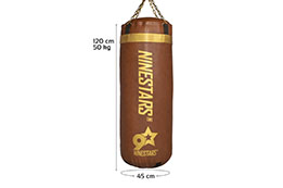 Saco de boxe Vintage, Heavy - King Size, 100% personalizável | NineStars®
