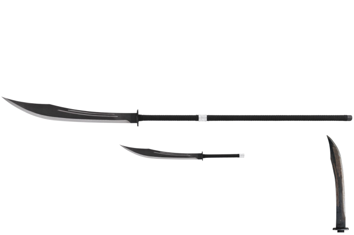 Naginata & Sabre DaDao (Lame Rouillée)