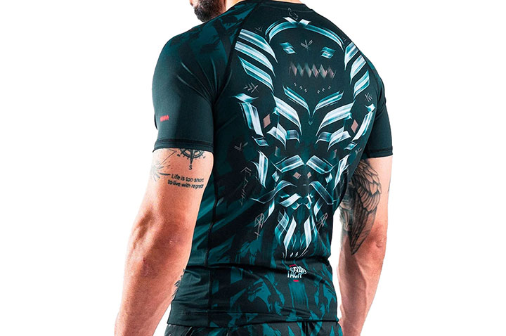 Rashguard, Manches Courtes - Spirit of Odin, Bar Tack