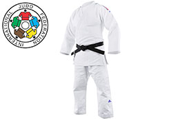 Judo Competition Kimono, Champion III - Tricolor J-IJF-BBR, Adidas