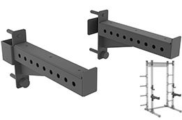 Pair of Safety Bars for Squats & Bench Presses | NineStars®
