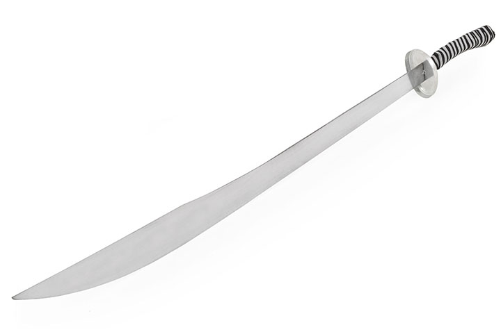 Wushu Broadsword, Metal Handle - Flexible