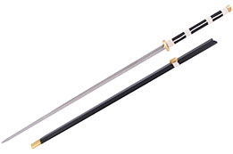 Espada Chu, Striking Eagle - Acero de Damasco, Forja LK Chen
