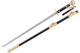 Sable Sui, Double Dragon - Acero de Damasco, Forja LK Chen