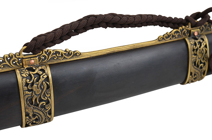 Qing Dynasty Broadsword - Damascus steel, Rigid Sharpened