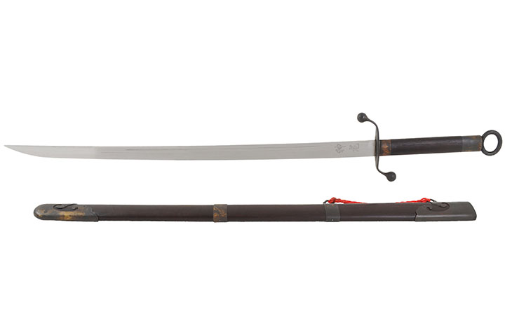 Sabre Tradicional Tai Chi Estilo Chen (Alta Gama, Preto) - Rígido