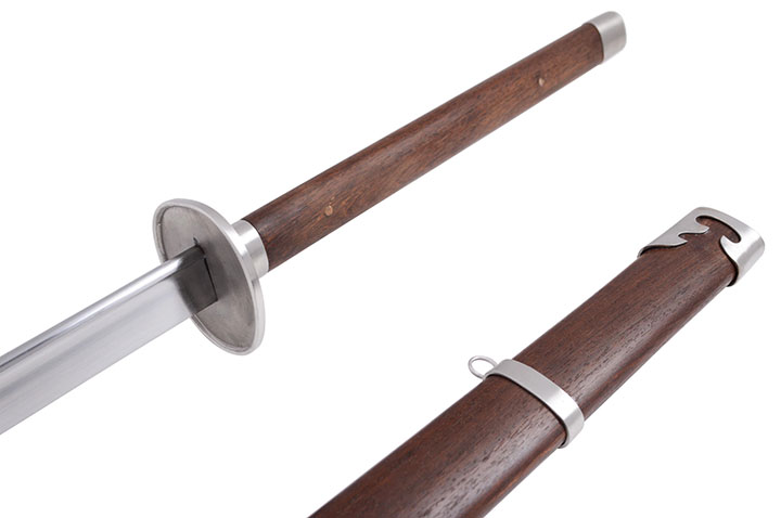 Miao BroadSword, Silver Swallow - LK Chen Forge