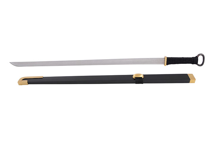 Han Broadsword, Royal Arsenal - Damascus Steel, LK Chen Forge