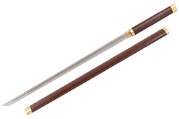 Katana Direito, Tradicional - Rígido e Afiado