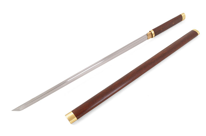 Katana Droit, Traditionnel - Rigide et aiguisé