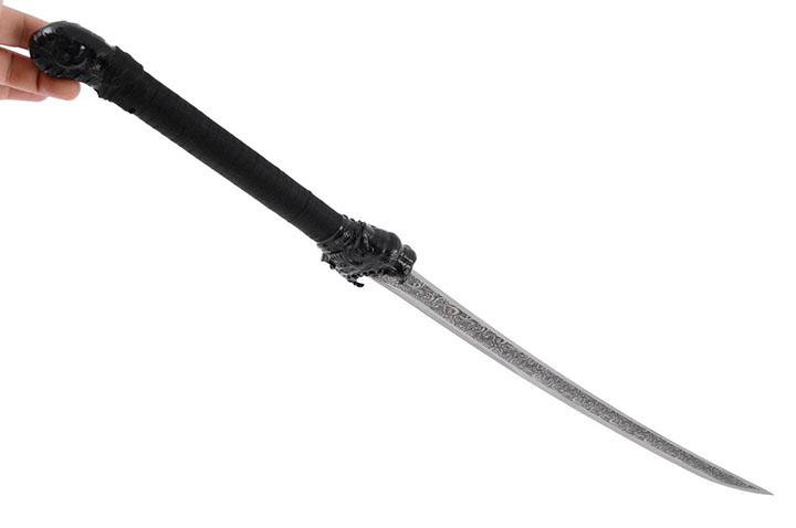 Sabre da Dinastia Qing - Liuyedao com cabeça de tigre, rígido afiado