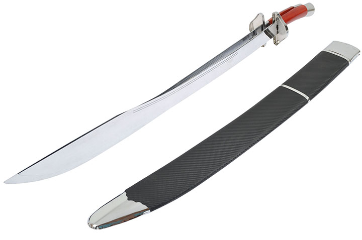 Modern Double Broadsword with scabbard - Flexible