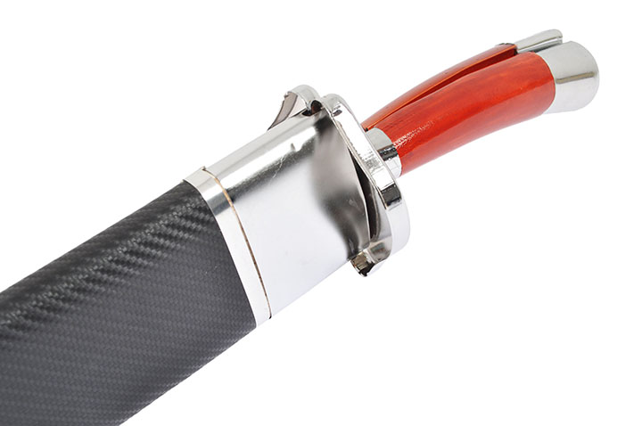 Modern Double Broadsword with scabbard - Flexible